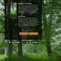 Mobile compliant graphic intro page