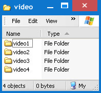 Template IFrame video folder