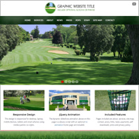 GolfPro Responsive Website Template