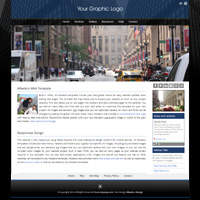 Metropolis Drop Down Menu Responsive Website Layout