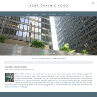 Chicago Drop Menu Website Template