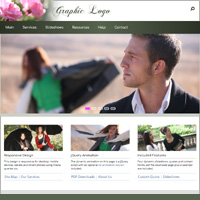 Rose Drop Menu Website Template