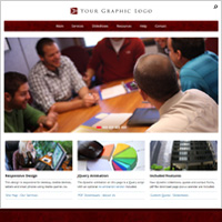 TheDen Drop Down Menu Website Template