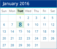 Allwebco Website Template Calendar Application