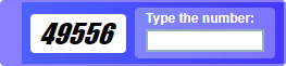 Compact Blue Captcha Color Theme