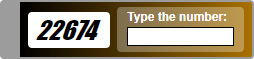 Compact Brown Captcha Color Theme
