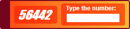Compact Orange Captcha Color Theme