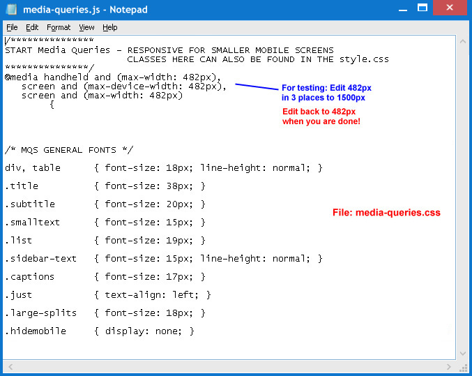 Testing Media Queries