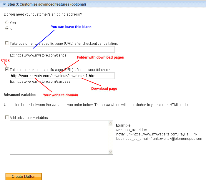 Paypal Setup 2